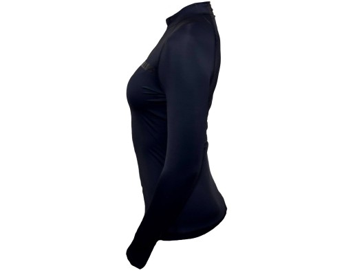 Рашгард женский SCALLOPS PROSKIN ZIP W`S чёрный